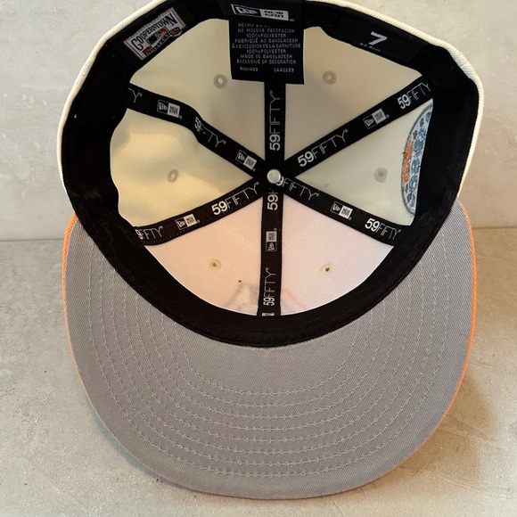 New Era Houston Astros All Star Game 59FIFTY Fitted Hat Cap Size 7 Cream - Picture 5 of 8